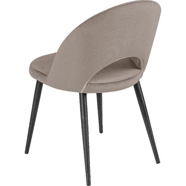 Комплект кухонных стульев Рэди мокко велюр/черный, 2 шт. - Вид 5