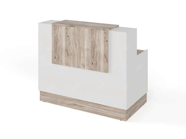 RTD082-140-MA ТАНДЕМ / TANDEM Стойка ресепшн 1-140 1400х700х1200 Дуб Маувелла - Вид 1