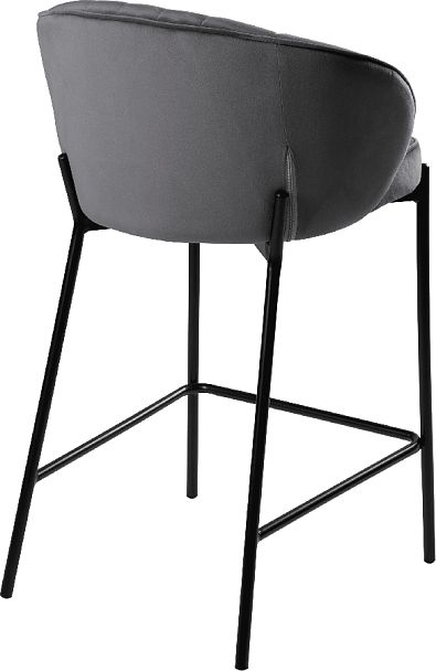 Комплект полубарных стульев Миэль серый/черный, 2 шт. - Вид 4