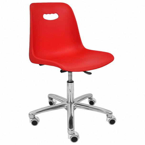 Кресло "Venezia SW на крестовине CINA алюминий", красный - Вид 1