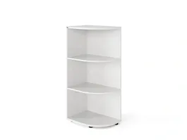ЛАЙТ / LIGHT RLG029-35x55 Угловой стеллаж 35x55x113 Белый - Фото предпросмотра