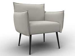 Кресло Лига-083 Рогожка бежевый - Фото предпросмотра