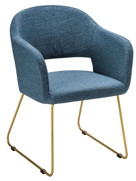 Кресло Oscar БлюАрт/ЛинкЗолот - Вид 1