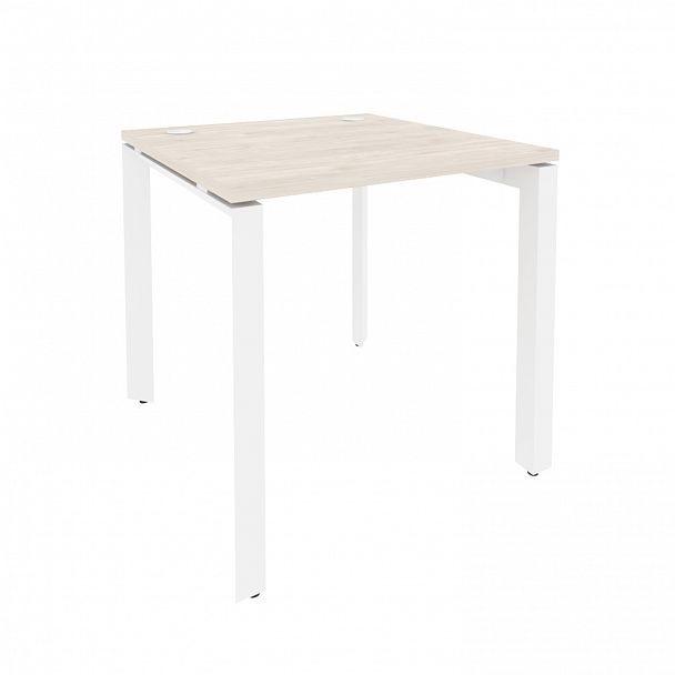 Стол рабочий "Onix" O.MP-SP-0.8 денвер светлый/белый - Вид 1