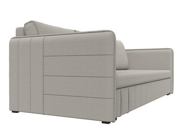 Диван прямой Слим Рогожка бежевый - Вид 4