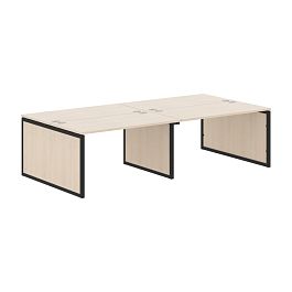 Стол 4-х местный XQPWST 2814 Бук Тиара/Антрацит 2800х1406х750 XTEN-QP - Фото предпросмотра