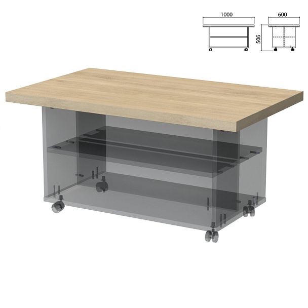Столешница стола журнального "Приоритет" (1000х600х506 мм), кронберг, К-907, К-907 кронберг - Вид 1