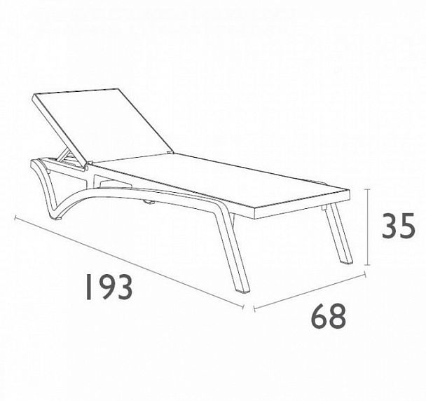 Лежак Pacific - Вид 7