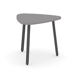 Стайл Проджект Стол переговорный SN-4.SPRG-71.3 Серый Пепел/Металл Антрацит 1200*1200*750 - Фото предпросмотра