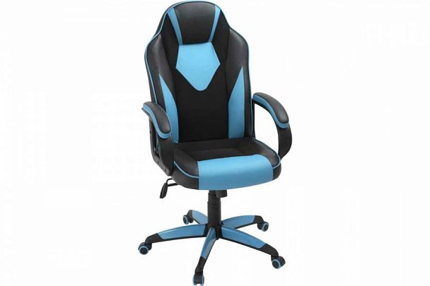 Кресло "Энигма-1" Голубой/Желтый/Красный - Вид 1