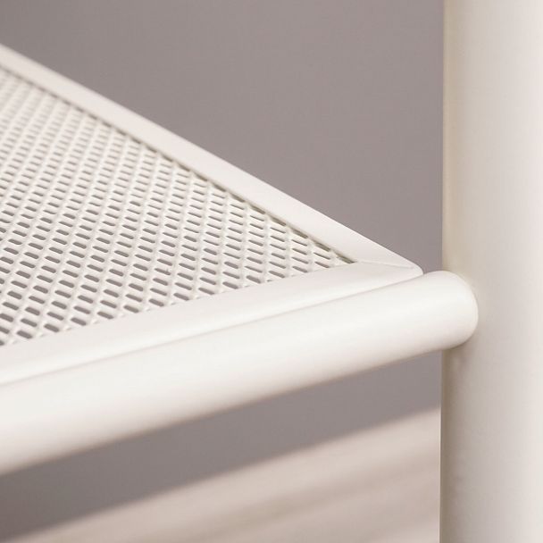 Стеллаж на металлокаркасе "Валенсия-14", 455х300х1205 мм, 4 полки, белый, СТВ14 Б - Вид 7