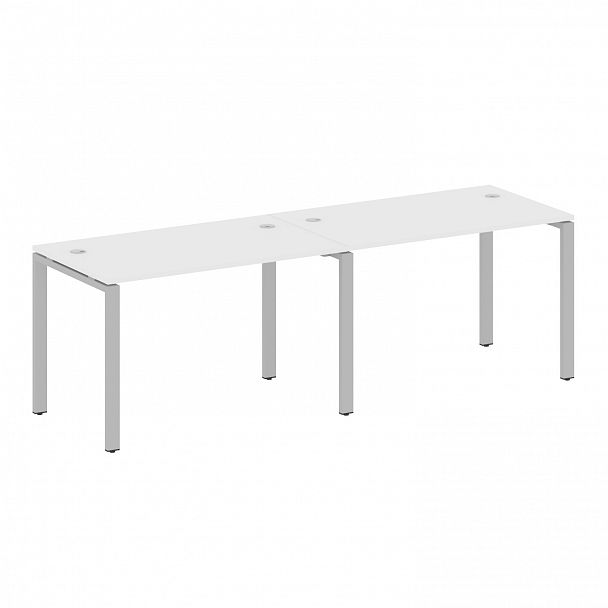 Рабочая станция "Metal System" БП.СМ-2.2 белый/серый - Вид 1