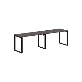 Стол 2-х местный EQWST 2767 Мокко/Черный 2726х670х750 EDIS - Фото предпросмотра