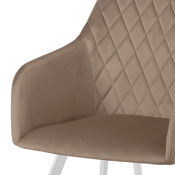 Комплект кресел поворотных Барли, Confetti latte/белый, 4 шт. - Вид 8