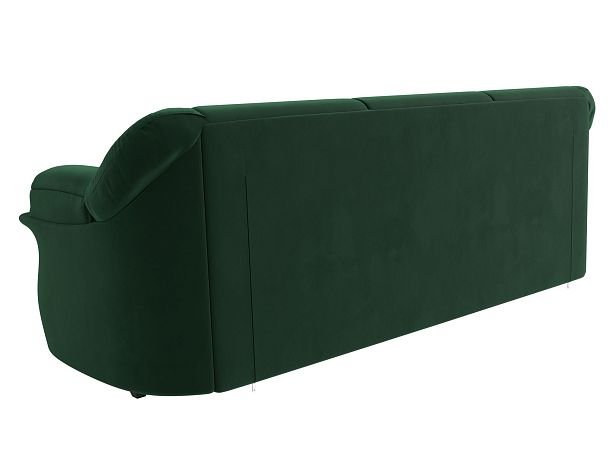 Диван прямой Карнелла (полностью велюр зеленый) - Вид 6