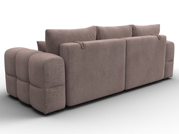 Диван прямой Лига-110 НПБ Велюр бежевый - Вид 5