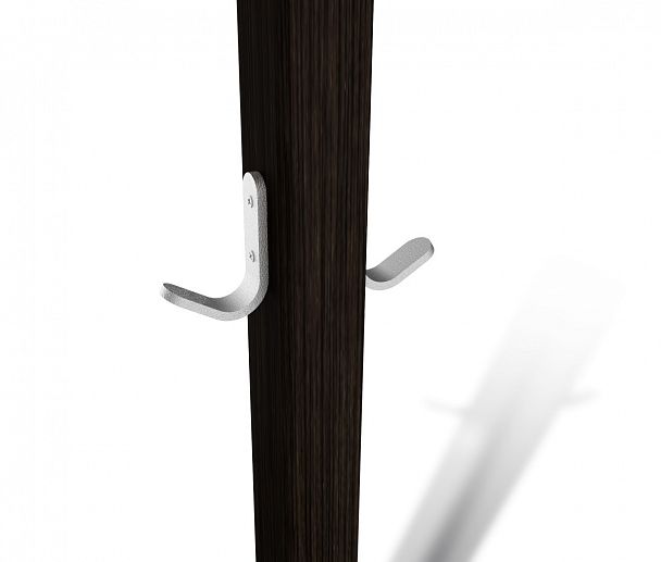 Вешалка Sheffilton Альберо SHT-CR11 напольная венге/алюм.мет - Вид 5