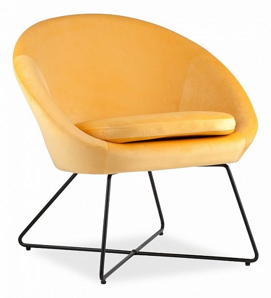 Кресло Колумбия желтое - Вид 1