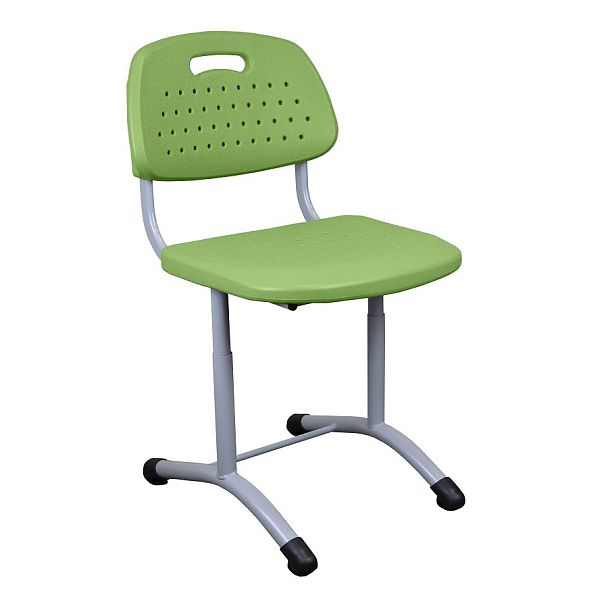 Школьный стул BOCCA, зеленый (каркас RAL 7040 серый), гр.4-6 - Вид 1