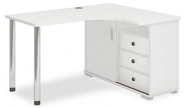 Стол письменный Домино СР-145СМ Белый правый - Вид 1