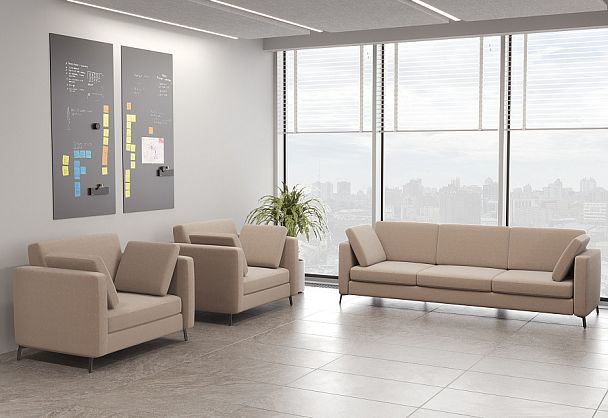 Brasco Диван одноместный BRS-1 Forward 325/Металл Черный 1150*800*840 - Вид 5