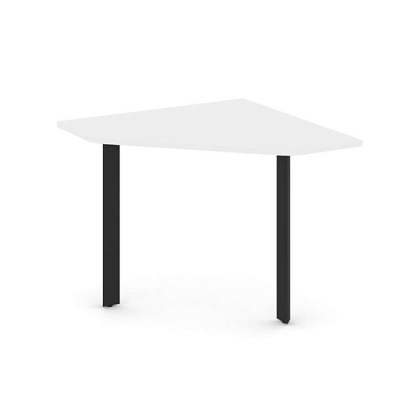 Style Project Next Угловой элемент переговорного стола SN-59.UPRG-001 Белый/Металл Черный 980*980*750 - Вид 1