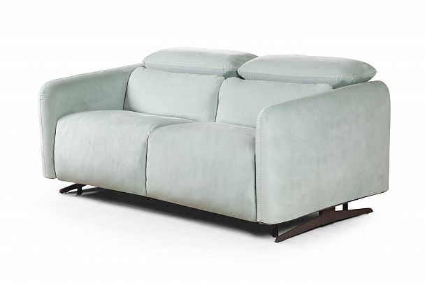Rimini диван-кровать прямой замша мятный - Вид 20