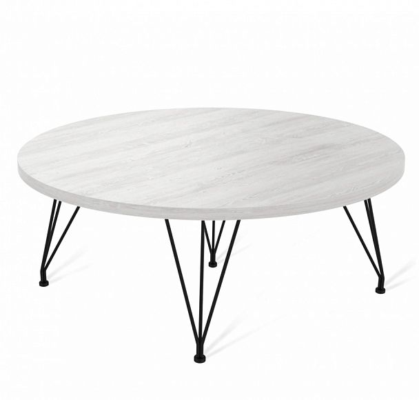 Столик журнальный Sheffilton SHT-TU29/H36/ЛДСП 80 черный муар/сосна касцина - Вид 1