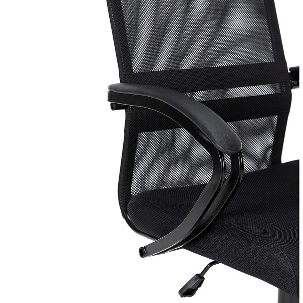 Офисное кресло CHAIRMAN CH612, ткань/сетка, черный, крестовина пластик (M) - Вид 3