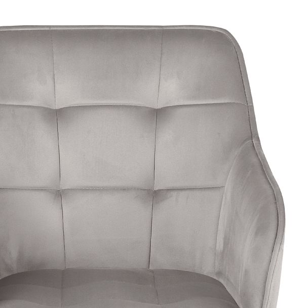 Комплект кресел поворотных Мони, Confetti silver/белый, 4 шт. - Вид 9