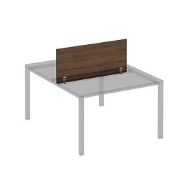 Экран для рабочей станции 120 на сером металлокаркасе КФ Комфорт КФ К.С 846 ОФ французский орех - Фото предпросмотра