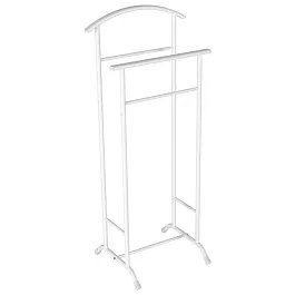 Вешалка-стойка костюмная "Стиль-3", 1080х470х350 мм, металл, белая, ВНП 300 Б - Фото предпросмотра