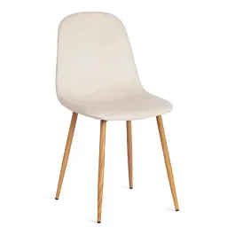 Стул Бриз/Breeze (мод.4724)/2 шт. в упаковке, вельвет/металл, Light beige (светло-бежевый) HLR1 / натуральный - Фото предпросмотра