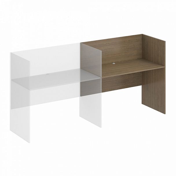 Стол дополнительный правый "Система-M" ПК-ССМ-СТ1Д138Х81ПЭР/Д-В1-299 дуб шамони - Вид 1