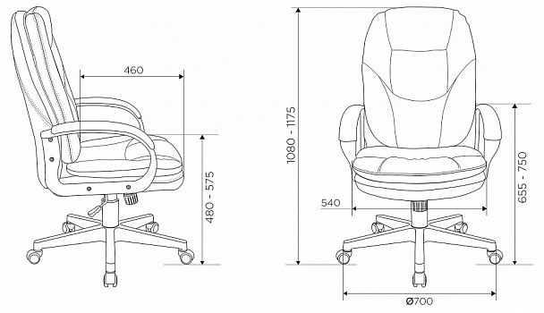 Кресло для руководителя CH-868N - Вид 6
