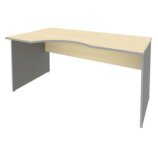 Riva Стол криволинейный левый А.СА-1 (L) Клён металлик 1600*900*750 - Вид 1