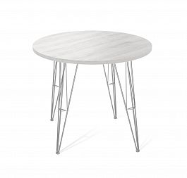 Стол Sheffilton SHT-TU10/TT 80 ЛДСП хром лак/сосна касцина - Фото предпросмотра