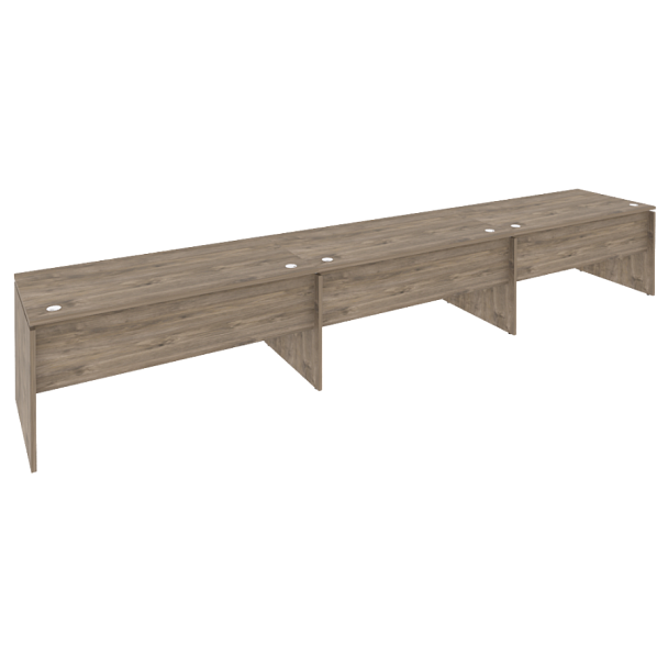 Onix Рабочая станция O.RS-3.4.8 Тиквуд темный 4740*800*750 - Вид 1