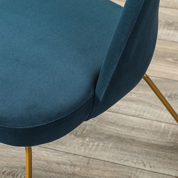 Стул Lars Diag blue/Линк золото - Вид 11