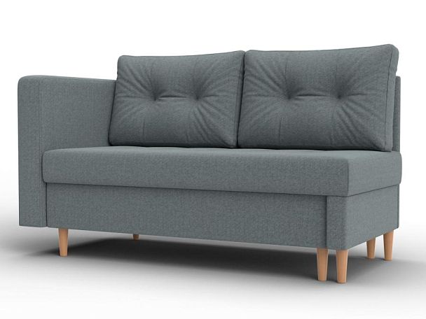 Кушетка Лига-098 Рогожка серый - Вид 1