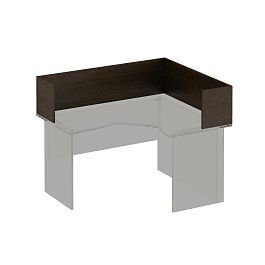 Перегородка настольная Формула ФР 348 венге темный - Фото предпросмотра