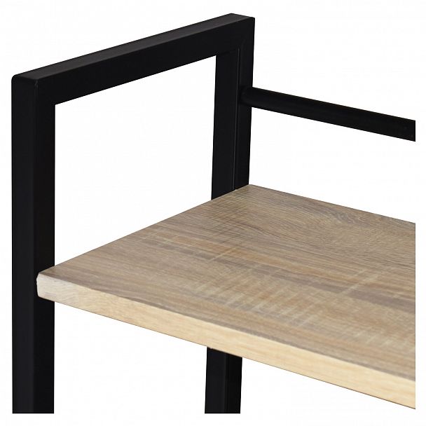 Стол на металлокаркасе BRABIX "LOFT CD-005",1200х520х1200 мм, 3 полки, цвет дуб натуральный, 641223 - Вид 7