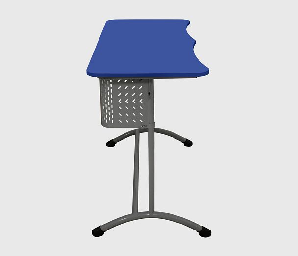 Стол ученический Мега 2М (Н), двухместный, нерегулируемый, с перфорированным экраном, гр.7 - Вид 7