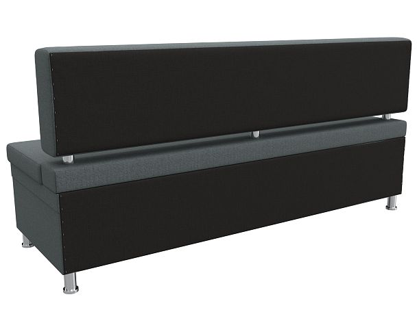 Диван кухонный прямой Стайл Рогожка серый - Вид 6