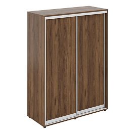 Шкаф купе 1438х600х1953  высокий, з.ст. ХДФ, 2 штанги / корпус цвет: дуб модена, двери цвет: дуб модена Сигма / Sigma - Фото предпросмотра