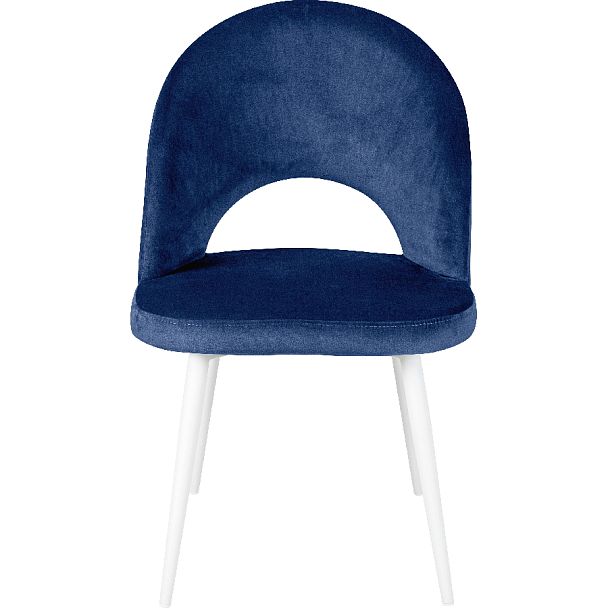 Стул кухонный Рэди синий велюр/белый - Вид 2