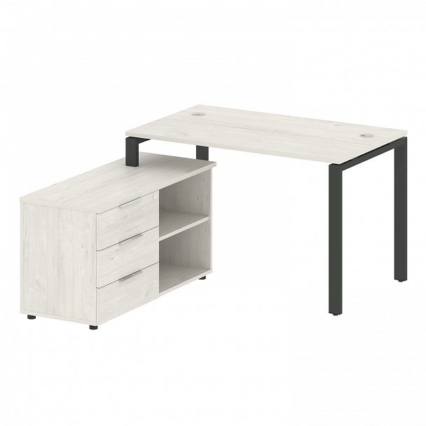 Рабочая станция "Metal System" БП.РС-СТС-2.2 дуб наварра/антрацит - Вид 2