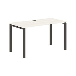 Стол прямой EUST 1367 Ясень Траун/Мокко 1360х670х750 EDIS - Фото предпросмотра
