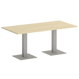 Home Office Стол прямоугольный VR.SP-5-180.2 Клён/Серый металл 1800*900*750 - Фото предпросмотра
