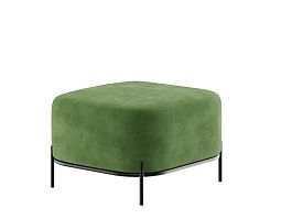 Jive Диван одноместный без спинки JVE-3 Teddy 917/Металл Черный 670*720*480 - Фото предпросмотра